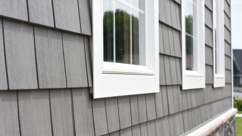 J Channel Around Windows, Composite Siding, Trim Board, Window Trim Exterior, Brick Molding, Pvc Trim, Fiber Cement, Windows Exterior, Window Trim