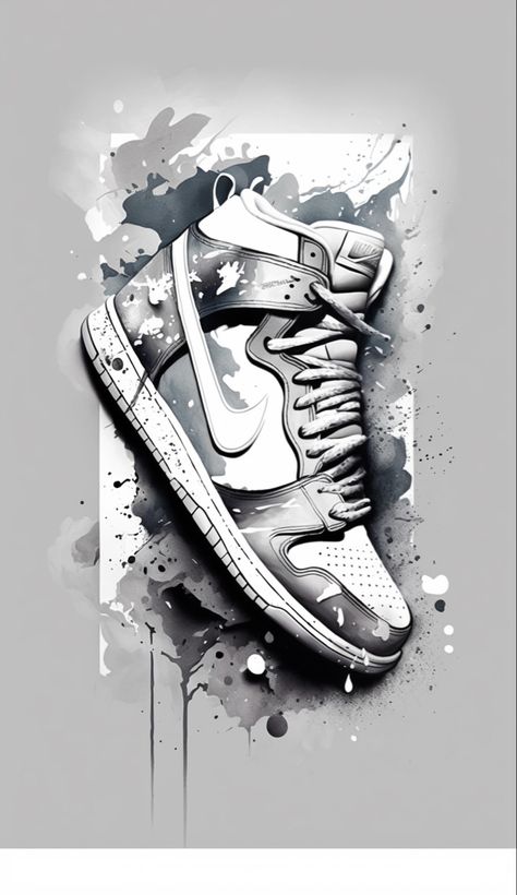 Iphone Wallpaper Jordan Shoes, Cool Shoes Wallpapers, Nike Shoes Pictures, Grey Logo Design, Nike Dior Wallpaper, Nike Wallpaper Shoes, Nike Art Drawing, Nike Shoes Wallpaper, Jordan Wallpaper Iphone