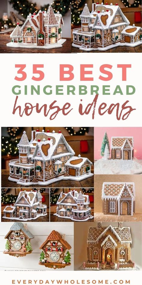 Classic Gingerbread House, Best Gingerbread House, Christmas Gingerbread Houses, Gingerbread House Icing, Easy Gingerbread House, Homemade Gingerbread House, Gingerbread House Ideas, Gingerbread House Candy, Ginger Bread House Diy