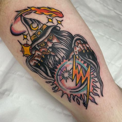 Space Wizard, Mother Mary Tattoos, Snail Tattoo, Wizard Tattoo, Mary Tattoo, Occult Tattoo, Tattoo Skull, O Tattoo, Witch Tattoo