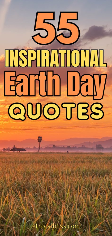 Looking for the perfect way to celebrate Earth Day? These 55 Powerful Earth Day Quotes will inspire you and your loved ones to take action and protect our beloved environment. Tap to see the full list! No time? Save for later! Quotes On Earth Day, Earth Quotes Short, Earth Day Slogans Quotes, Quotes For Environment, Earth Day Captions, Life On Land Poster, Earth Quotes Nature, Earthday Quotes, Earth Day 2024