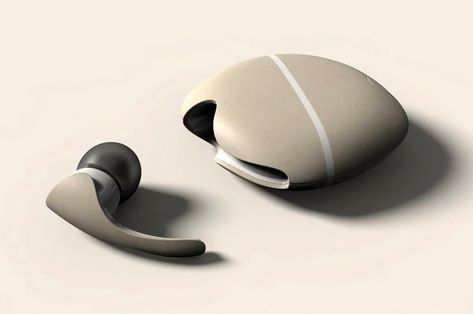 Tws Earbuds, Head Phones, Earbuds Case, Airpods 3, Production Design, Technology Trends, Porsche Design, Earphone Case, Yanko Design