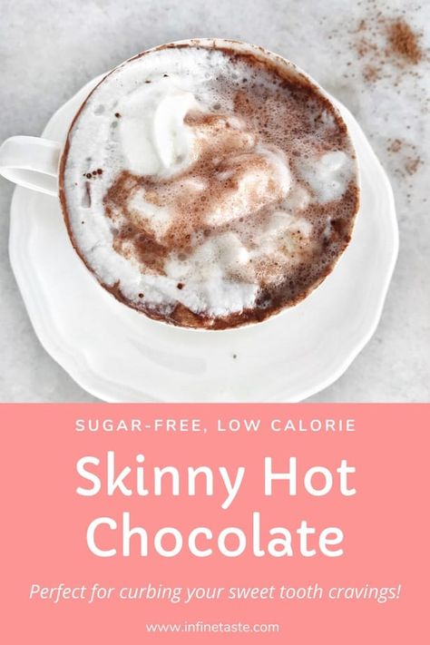 Ww Hot Chocolate Weight Watcher Recipes, Low Calorie Hot Chocolate Recipe, Low Sugar Hot Chocolate, Sugar Free Hot Chocolate, Breakfast Videos, Hot Cocoa Mix Recipe, Hot Chocolate Mix Recipe, Healthy Hot Chocolate, Keto Recipes For Beginners