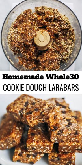 Healthy Paleo Snacks, Lara Bars Recipe, Homemade Cookie Dough, Paleo Snack, Fruit Bars, Homemade Cookie, Snack For Kids, Vegan Cookie Dough, Healthy Vegan Snacks