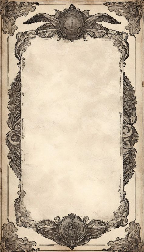 Vintage Gothic Wallpaper, Gothic Journal Ideas, Gothic Poster Design, Gothic Frame Drawing, Goth Scrapbook, Victorian Posters, Gothic Border, Victorian Gothic Aesthetic, Magazine Wallpaper