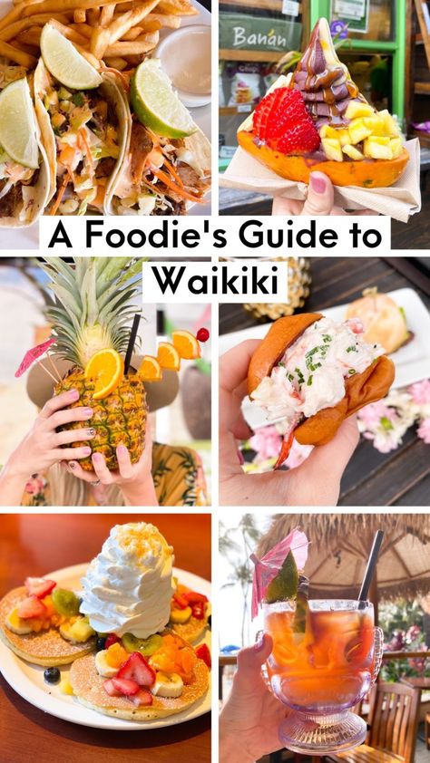 A Foodie’s Guide to Waikiki – Olivia Michelle Waikiki Food Guide, What To Do In Waikiki Hawaii, Where To Eat In Oahu, Oahu Food Guide, What To Do In Oahu Hawaii, Where To Eat In Waikiki, Waikiki Eats, Waikiki Food, Oahu Food