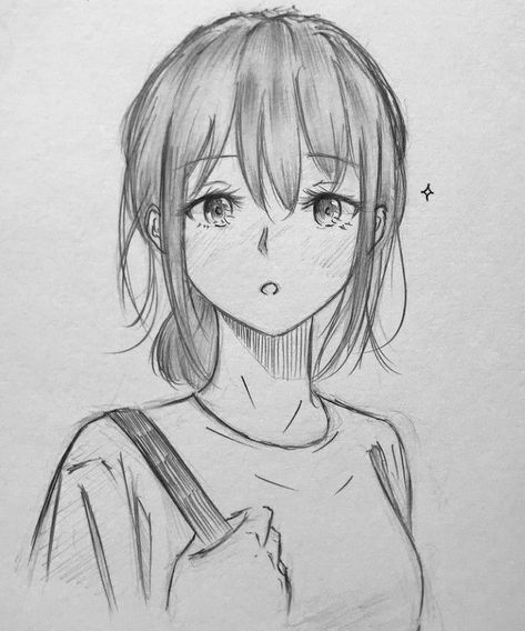 Manga Drawings Easy, Anime Drawing Girly Cute, Anime Girlies Drawing Sketch, Anime Sketch Girly, Anime Pencil Drawings Easy, Manga Art Easy, Best Anime Drawings Sketch, Anime Woman Sketch, Anime Things To Draw