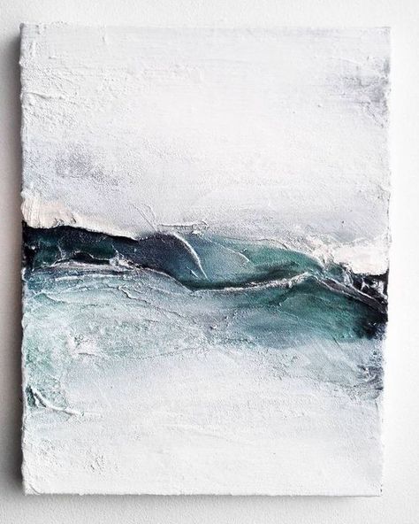 Ocean Drawing, Abstract Art Paintings Acrylics, Abstract Ocean, Abstract Seascape, Artwork Abstract, The Pines, Soyut Sanat Tabloları, Canvas Painting Diy, Inspiration Instagram