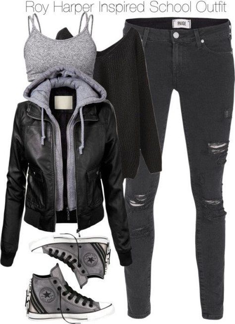 Pop Punk Fashion, Batman Outfits, Badass Outfit, Winter Outfits For School, Teenage Outfits, Cute Outfits For School, Tomboy Outfits, Emo Scene, Teenager Outfits