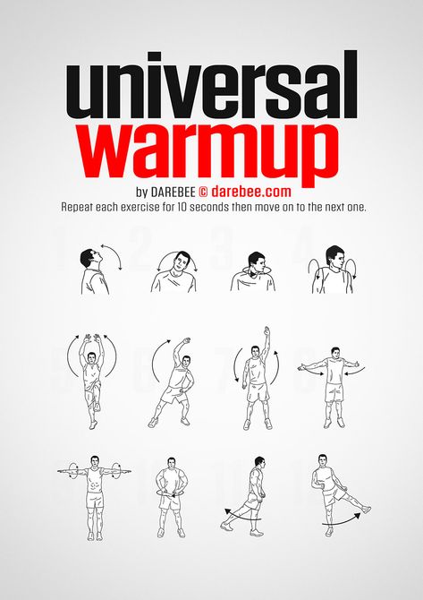 Universal Warmup Boxer Warmup, Easy Stretches Before Workout, Dynamic Stretching Warmup, Warmups Before Workout, Warmup Stretches, Darbee Workout, Kickboxing Routine, Warm Up Workout, Dynamic Stretching Exercises