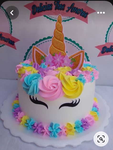 Cake Designs Birthday Unicorn, Unicorn Birthday Cake And Cupcakes, Unicorn Simple Cake, Cake Designs Unicorn, Simple Unicorn Cake Design, Unicorn Cakes For Girls Birthday, Simple Unicorn Cake, Diy Unicorn Birthday Cake, Unicorn Birthday Cake Ideas