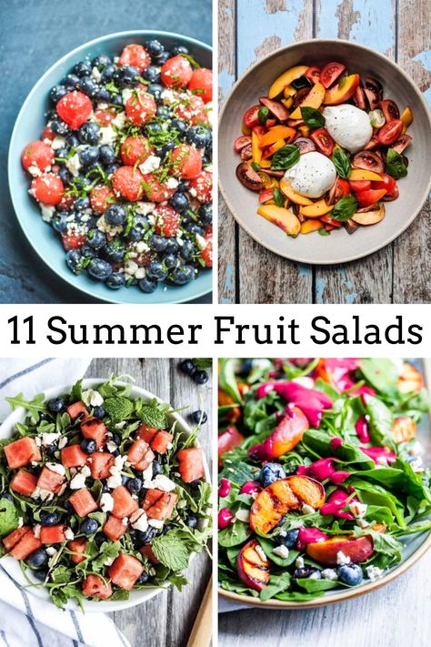 Fruit Summer Salad, Fancy Fruit Salad, Summer Fruit Salads, Salads With Fruit, Salad With Fruit, Summer Fruit Salad Recipe, Summer Fruit Salad, Tropical Fruit Salad, Summertime Salads