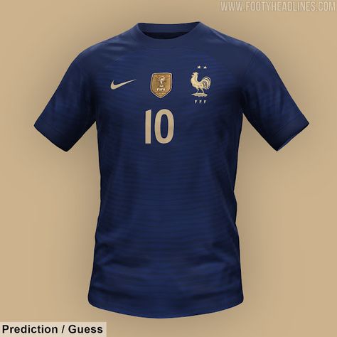 France 2022 World Cup Home Kit Prediction - Footy Headlines France Jersey Outfit, France Jersey 2022, France Football Jersey, France World Cup Jersey, France Football Shirt, France Players, France Kit, France Jersey, World Cup Kits