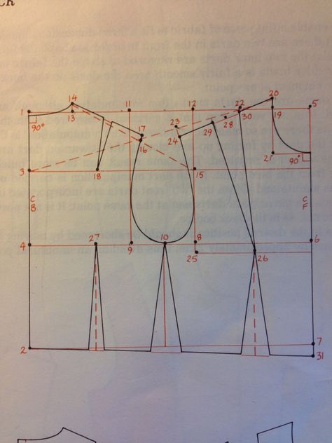 Bodice Block Drafting, Bodice Drafting, Basic Bodice Block Pattern Drafting, Bodice Block Pattern, Basic Bodice Block, Pattern Drafting Bodice, Basic Bodice Pattern, Bodice Block, Pattern Making Tutorial