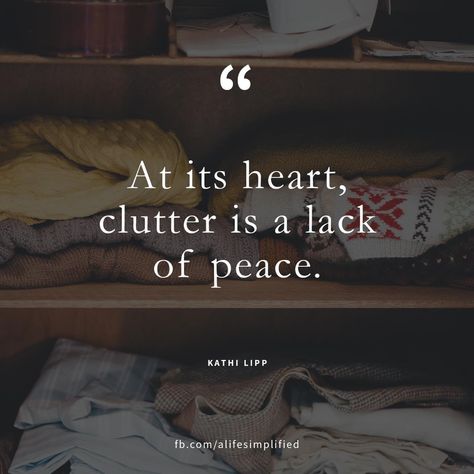 Clutter Quotes, Declutter List, Calm Corner, Too Much Stuff, Decluttering Inspiration, Simplify Life, Minimalist Quotes, Simplifying Life, Happier Life