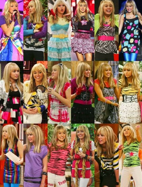 2000s Disney Fashion, Disney Channel Costumes, 2000s Movie Fashion, Hannah Montana Tv Show, Workplace Drama, Hannah Montana Outfits, Hannah Montana Costume, Hannah Miley, Hannah Montana Forever