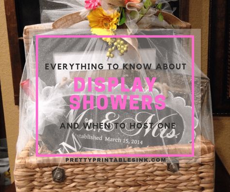 Everything you need to know about display showers - Pretty Printables Ink Wedding Shower Gift Wrapping Ideas, Bridal Shower Display, How To Explain, Baby Shower Corsage, Pretty Printables, Wedding Display, Wedding Shower Favors, Cash Gift, Bridal Wrap