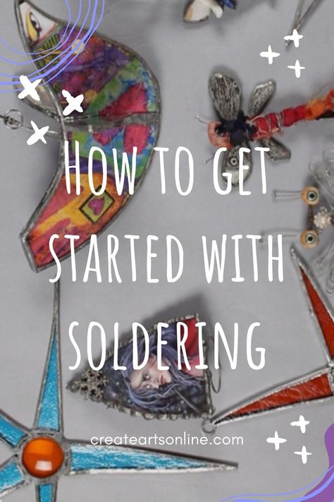 Stained Glass Diy Tutorials, Soldering Tutorial, Soldering Projects, Broken China Jewelry, Soldering Jewelry, Stained Glass Diy, Stained Glass Crafts, Stained Glass Designs, Stained Glass Projects