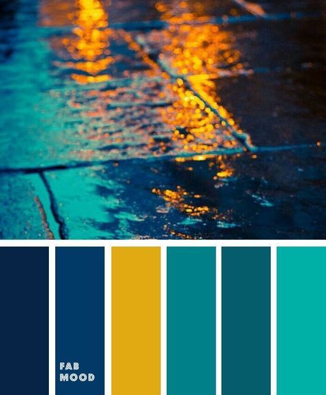 Blue + Teal + Yellow Glow Color Palette Autumn Color Inspiration for home decor, clothing, weddings, artwork Color Palette For Home, Blue Gray Bedroom, Minimalist Dekor, Colors Inspiration, Color Palette Yellow, Color Schemes Colour Palettes, Fall Color Palette, Palette Color, Teal Yellow