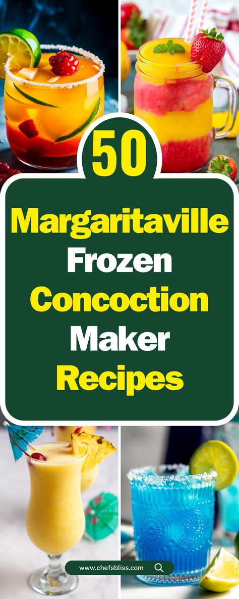 50+ Easy Margaritaville Frozen Concoction Maker Recipes to Try Today! Margarita Recipes For Margaritaville Machine, Margaritaville Recipes Machine, Margaritaville Frozen Concoction Maker Recipes, Margarita Recipes For Margarita Machine, Recipes For Margaritaville Machine, Easy Margarita Recipes Frozen, Frozen Cocktails Recipes, Frozen Concoction Maker Recipes, Frozen Blue Margarita Recipe