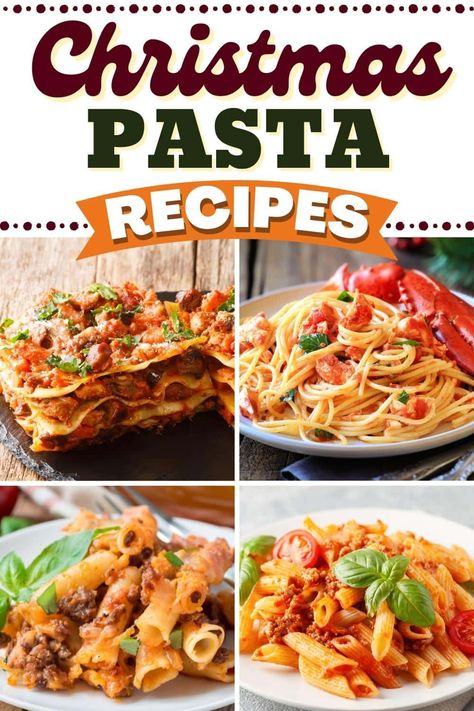 Christmas Pasta Recipes Pasta Presentation Ideas, Christmas Pasta Dinner, Christmas Eve Pasta Dishes, Christmas Pasta Recipes, Pasta For Christmas Dinner, Pasta Christmas Dinner, Christmas Pasta Bar, Holiday Pasta Dishes, Christmas Pasta Salad