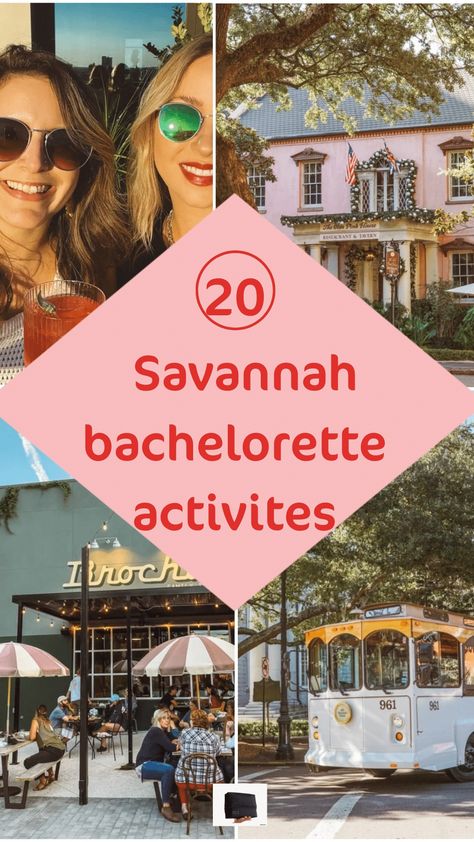 My REAL savannah bachelorette party! If you’re looking for something with Southern Charm, but a little more off the beaten path, a Savannah girls trip may be just what you’re looking for. With its fun nightlife scene, relaxed open container laws, and proximity to the water, Savannah Georgia is the perfect bachelorette party destination. Savannah Girls Weekend, Savannah Ga Bachelorette Weekend, Tybee Island Georgia Bachelorette, Bachelorette In Savannah Ga, Savannah Ga Bachelorette Party Theme, Savannah Georgia Girls Trip, Bachelorette Party Themes Savannah Ga, Bachelorette Party Savannah Ga, Savannah Bachelorette Itinerary