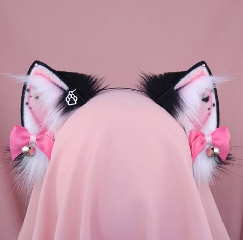 Werewolf Ears, Kitten Play Gear, Wolf Ears And Tail, Cat Ears And Tail, Going Back To Work, Wolf Ears, Cosplay Kawaii, Animal Costumes, Kawaii Cosplay