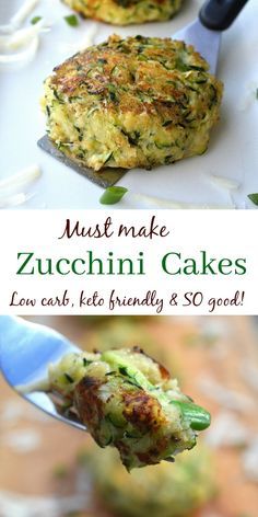 Caserta Zucchini Recipes, Amanda Nighbert Recipes Low Carb, Zucchini Crust, Zucchini Cakes, Keto Side, Cheesy Zucchini, Low Carb Zucchini, Zucchini Fritters, Keto Ideas