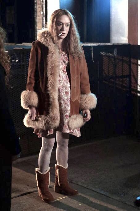 Big Fur Coat, Chloe Sevigny Style, Night Shoot, Penny Lane Coat, Natasha Lyonne, Netflix Show, Real Fur Coat, Chloe Sevigny, Outfit 90s