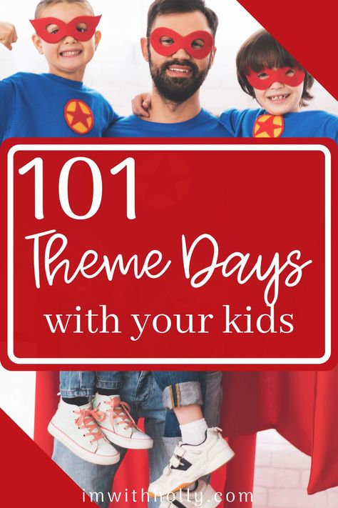 Vbs Dress Up Days, Daycare Theme Days, Theme Weeks For Kids, Elementary Theme Days, Summer Theme Days For Kids, Preschool Theme Days, Themed Days For Kids, Theme Days For Kids, Opposite Day Ideas