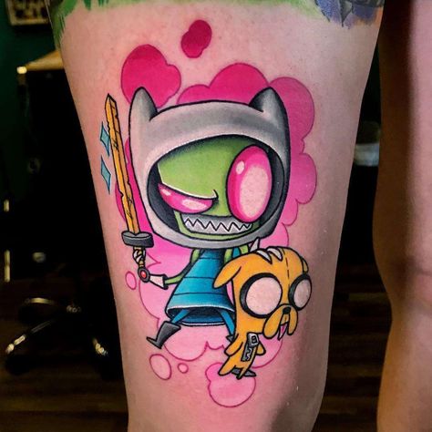 Random Tattoos, Sick Tattoo, Biomechanical Tattoo, Gaming Tattoo, Tatuaje A Color, Tattoo Portfolio, New School Tattoo, Traditional Tattoo Flash, Cartoon Tattoos