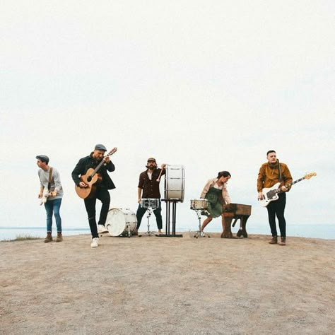 Band Photoshoot With Instruments, Bluegrass Band Photoshoot, Rend Collective, Band Poses, Band Shoot, Folk Band, Phil Wickham, Irish Folk, Band Photoshoot