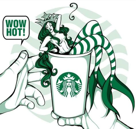 Starbucks Crafts, Starbucks Mermaid, Starbucks Wallpaper, Starbucks Art, Starbucks Siren, Air Max Day, Abstract Graphic Design, Mermaid Pictures, Starbucks Logo