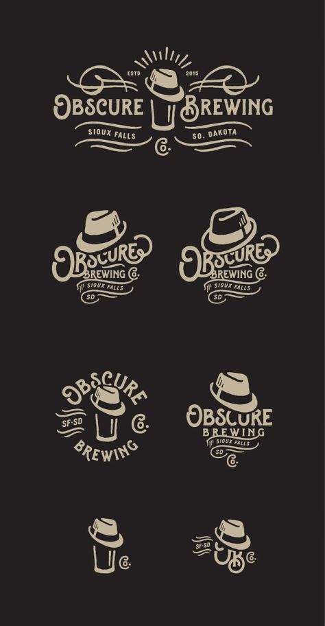 Micro Brewery Design, Antique Lettering, Vintage Modern Logo, Taproom Ideas, Letterhead Design Inspiration, Diner Logo, Pub Logo, Lounge Logo, Branding Concept