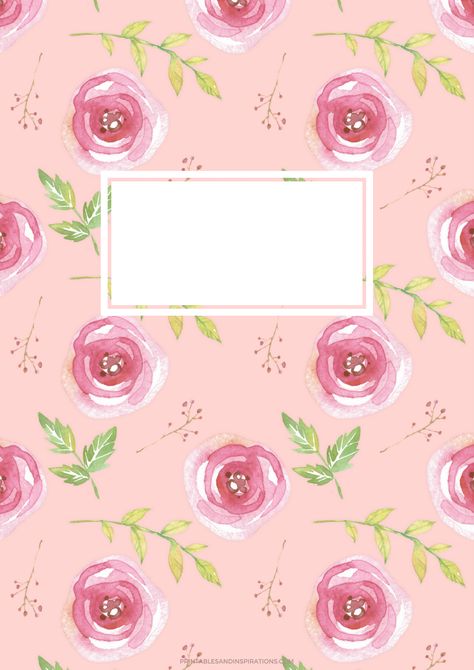 Sampul Notebook, Pink Calendar, Free Printable Banner Letters, Scrapbook Themes, Free Printable Banner, Pink Planner, Planner Setup, Notebook Cover Design, Book Cover Template