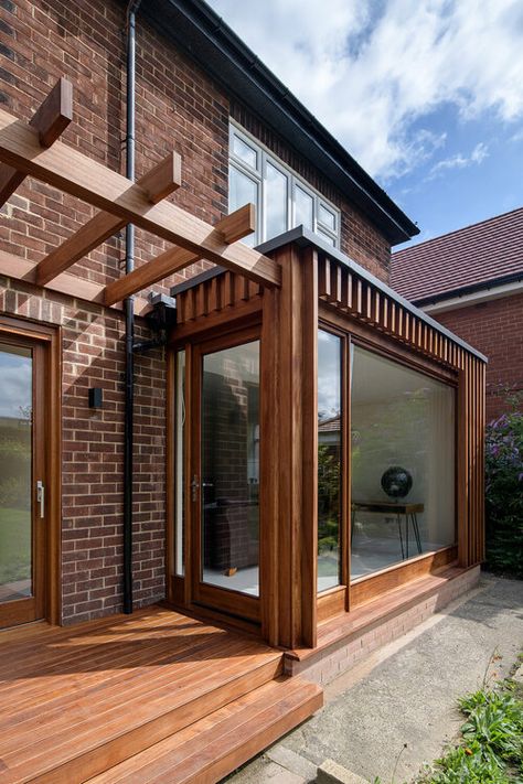 Front Porch Extension, Timber Porch, Patrick House, Bungalow Extension, Wall Extension, Terrace Extension, Brick Shed, 70’s House, Porch Extension