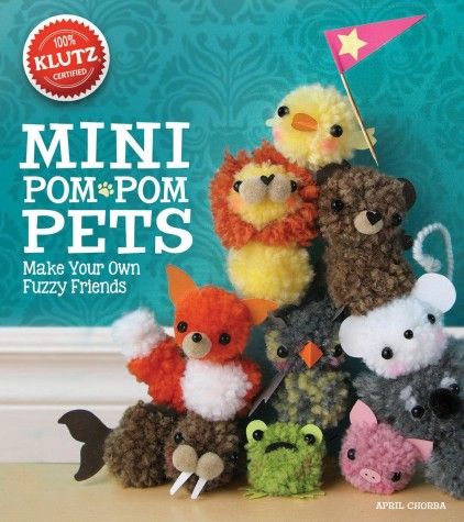 Cute and Crafty Book Round Up Pom Pom Pets, Pom Pom Puppies, Pom Pom Animals, Mini Pom, Pom Pom Crafts, Activity Kits, Animal Books, Animal Crafts, Pavlova