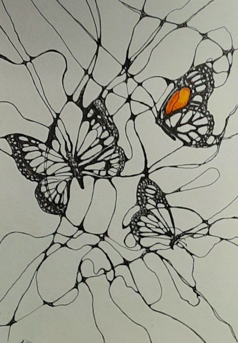 Neurographic Art Butterfly, Neurographic Art How To, Neurographic Art Ideas, Neurotrophic Art, Cool Space Tattoos, Space Tattoo Ideas, Neuroscience Art, Neurology Art, Space Tattoos