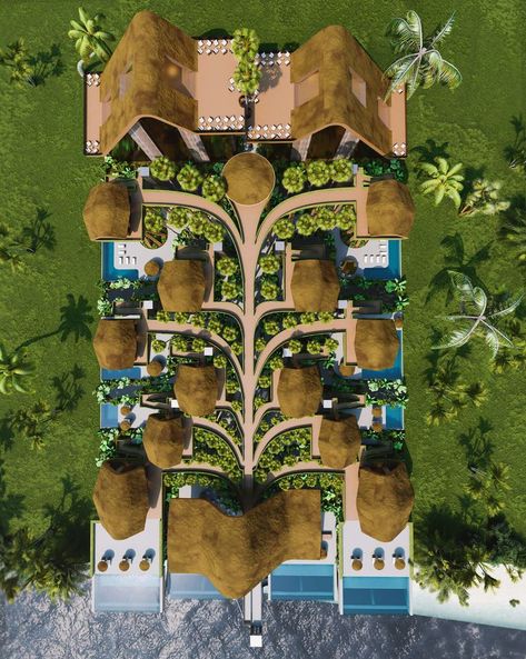 Eden Tree, Aesthetic Fruits, Fruits Aesthetic, Beach Resort Design, Site Development Plan, Resort Design Plan, Flower Garden Ideas, Tree Seat, Fruit Aesthetic