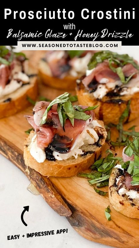 Burrata Crostini, Prosciutto Burrata, Dinner Menu Ideas, Fancy Appetizers, Dinner Thanksgiving, Thanksgiving Menu Ideas, Thanksgiving Dinner Menu, Vegetarian Thanksgiving, Healthy Thanksgiving