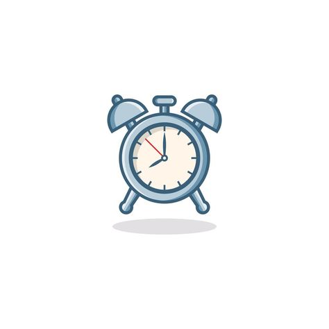 Cartoon Clock Blue, Blue Clocks, Cartoon Images, Alarm Clock, Wake Up, Vector Art, Vector Free, Royalty Free, Clock