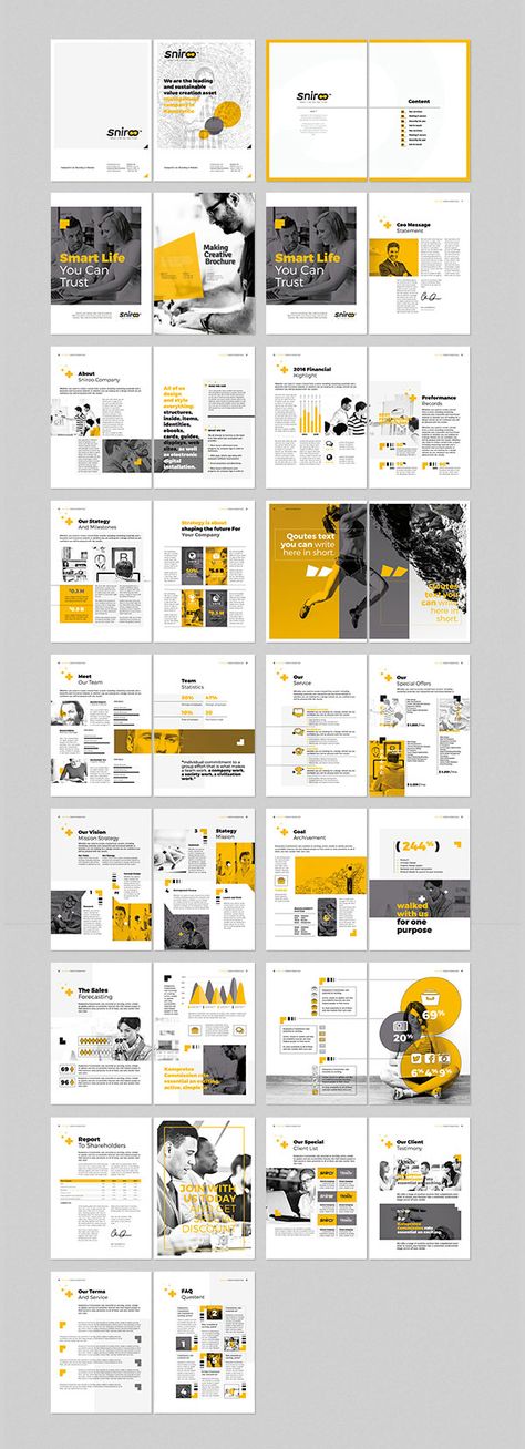 2-Color-Catalogue-Layout-Ideas Photo Catalogue Ideas, Book Template Design Layout, Brochure Layout Ideas, Indesign Catalogue, Catalogue Design Ideas, Modern Brochure Design, Layout Editoriale, Design De Configuration, Catalogue Template