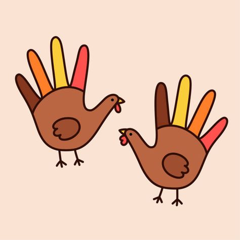 Hand Turkeys, Hand Turkey, Art