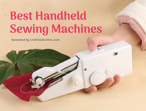 Hand Sewing Machine Mini, Hand Held Sewing Machine, Sewing Machine Feet Guide, Sewing Machine Cake, Hand Sewing Machine, Sewing Machine Drawing, Handheld Sewing Machine, Sewing Machine Cover Pattern, Sewing Machine Tension