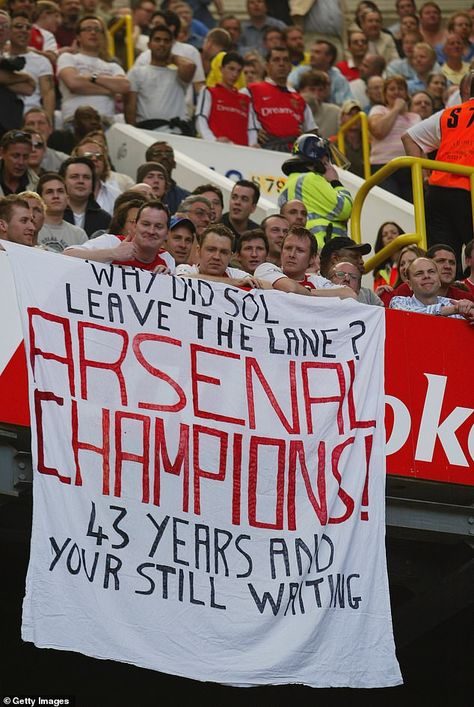 The inside story of how Arsenal won the Premier League at White Hart Lane in 2004 Check more at https://allthenews.website/the-inside-story-of-how-arsenal-won-the-premier-league-at-white-hart-lane-in-2004/ White Hart Lane, White Hart, Arsenal, Premier League, White, Arsenal Fc