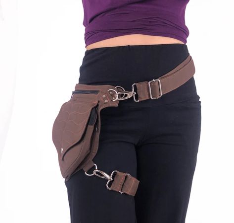 Thigh Holster Bag, Elven Fairy, Steampunk Belt, Thigh Belt, Thigh Bag, Thigh Holster, Festival Belt, Holster Bag, Leg Straps