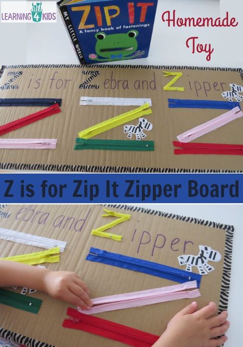 (29th is Zipper day) Z is for Zipper and Zebra board! My only concern would be the hot glue...just need to be careful. Kindergarten. Z Activities For Preschool, Letter Z Activities For Preschool, Letter Z Activities, Z Activities, Zipper Board, Letter Z Crafts, Letter Crafts, Preschool Fine Motor, Activities For Preschool