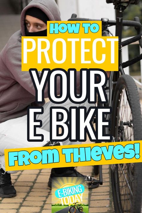 Man in hoodie stealing an e bike. Ebike Electric Bicycle Accessories, Electric Bike Accessories, E Bike Accessories, Electric Bike Storage, Bike Locker, Bike Gadgets, Electronic Bike, Bike Hacks, Bike Adventure