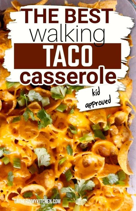 Walking Tacos Recipe, Walking Taco Casserole, Walking Taco, Walking Tacos, Taco Casserole, Beef Casserole Recipes, Ground Beef Recipes For Dinner, Beef Recipes Easy, Beef Casserole