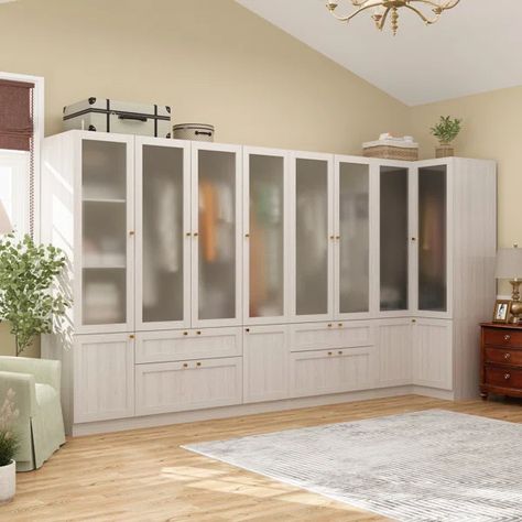 Bedroom closet storage